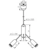 Kanlux ROPE-NT 150 függeszték 1 pár 7870
