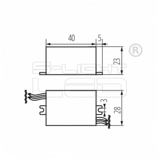 Kanlux ADI 350 tápegység 3W DC 350 mA 