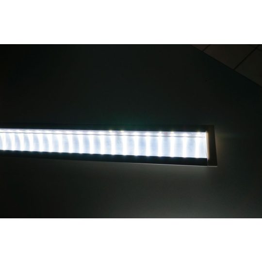 LED profil fedél  "H"  FLAT8 víztiszta
