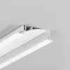 Topmet FLAT8 gipszkarton LED profil fehér színű változatban 3 méteres szálban