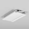 Topmet FLAT8 gipszkarton LED profil fehér színű változatban 3 méteres szálban