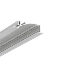 Topmet FLAT8 LED profil gipszkartonba eloxált változatban