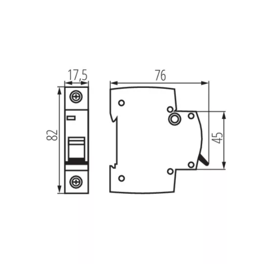 Kanlux KMB6-C10/1 kismegszakító