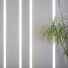 Topmet FLAT8 gipszkarton LED profil natur aluminium változatban 4 méteres szálban
