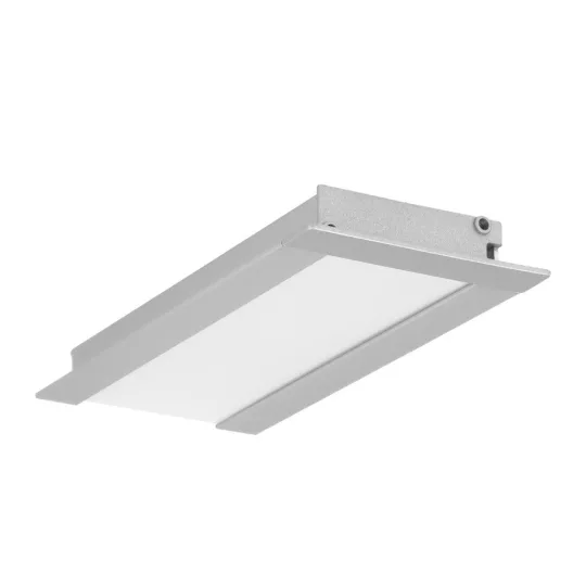 Topmet FLAT8 LED profil gipszkartonba eloxált változatban 4 méteres szálban