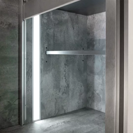Topmet FLAT8 LED profil gipszkartonba eloxált változatban 4 méteres szálban
