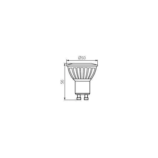 LED GU10 9W Kanlux TEDI MAXX LED WW 3000K 900 lumen 120° 23412