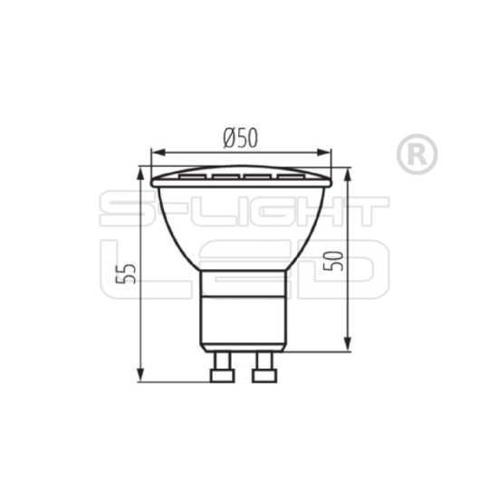 LED GU10 9W Kanlux TEDI MAXX LED NW 4000K 900 lumen 120° 23414