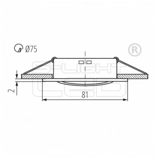 Kanlux NAVI CX-DT10-W spot lámpa 2550