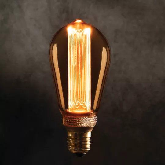 LED E27 4W Kanlux ST64 A filament SW 1800K 200 lumen 26047