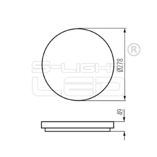 Kanlux VARSO LED 18W-NW-O lámpa 4000K