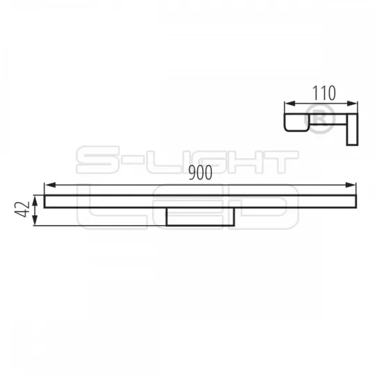 Kanlux ASTEN LED IP44 15W-NW fürdőszobai lámpa