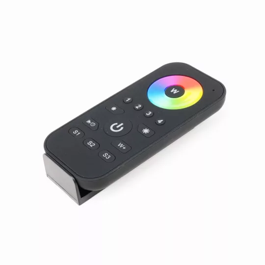 SL-2819S RGBW 4 zónás fekete LED távszabályzó