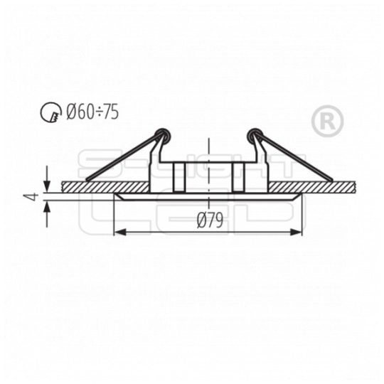 Kanlux VIDI CTC-5514 C/M spot lámpa 2793
