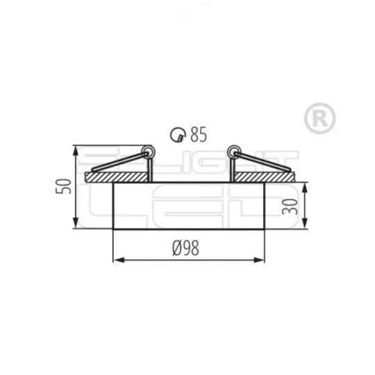 Kanlux MINI BORD DLP-50-W  28782