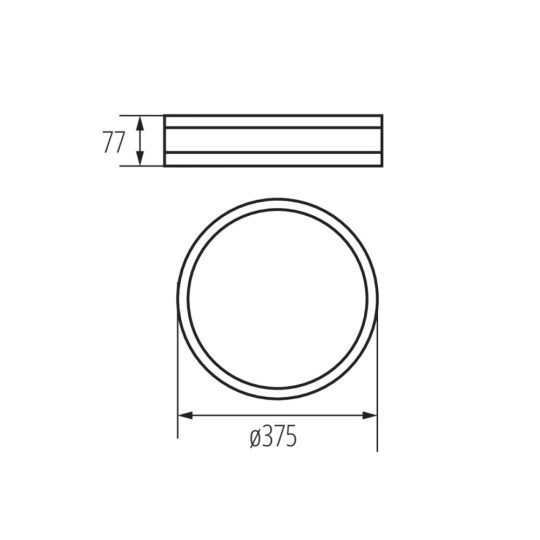 Kanlux JASMIN 370-B lámpa E27 2X60W fekete