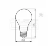 LED E27 7W Kanlux XLED A60 filament WW 2700K 810 lumen 29601