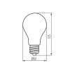 LED E27 8W Kanlux XLED A60 NW 4000K 1055 lumen 29613