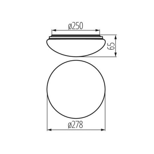Kanlux CORSO LED V2 12-NW mennyezeti lámpa 31220