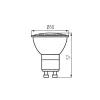 LED GU10 6W Kanlux Mio N LED NW 4000K 430 lumen 120° 31234