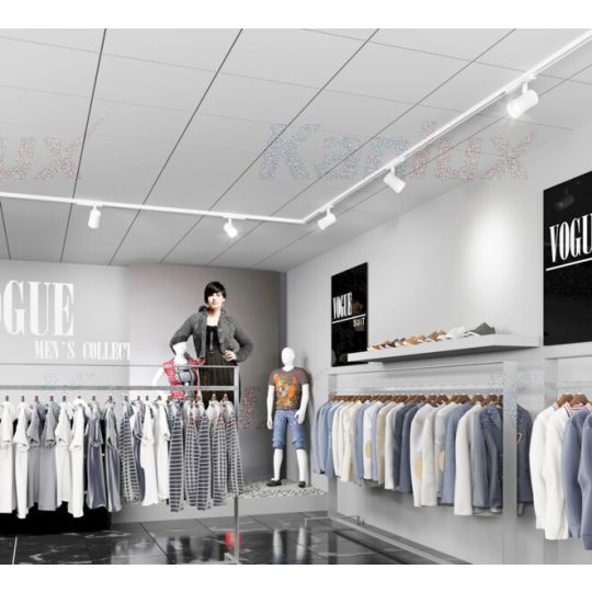 Kanlux ACORD ATL1 30W-940-S6-B sínre szerelhető lámpatest 4000K fekete 33137