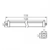 Kanlux TP Strong LED 75W-NW por-páramentes ipari lámpa 10000lm 150cm 33171
