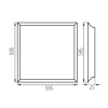 Kanlux BLINGO IPRN 38W 60X60 NW 3800 lumen LED panel 33174