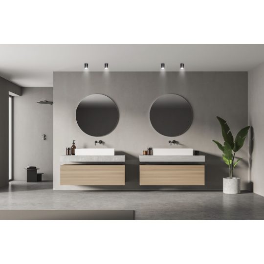 Kanlux AQILO IP65 DSO-GR spot lámpatest szürke 33362