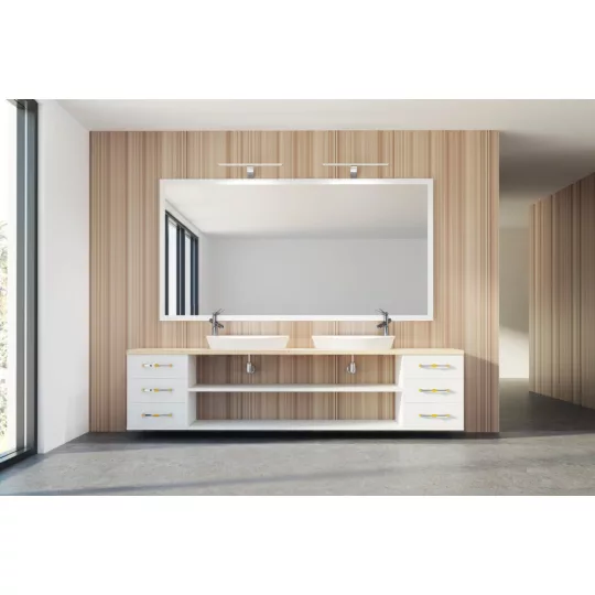 Kanlux ASTIM IP44 12W-NW-C fürdőszobai lámpa szürke 600mm