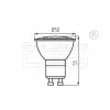 LED GU10 2,9W Kanlux TOMI LED v2 WW 3000K 240 lumen 120° 34965