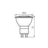 LED GU10  5W Kanlux Tomi LED CW 5300K 380lumen 120° 22701