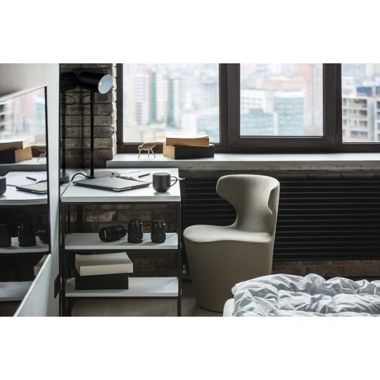 Kanlux AGZAR E14 B asztali lámpa fekete