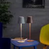 Kanlux INITA LED akkus asztali lámpa szürke