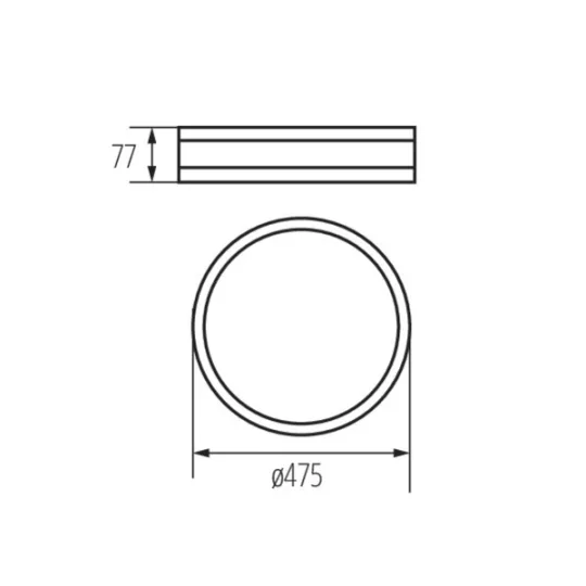 Kanlux JASMIN 470-G/O lámpa E27 60W arany