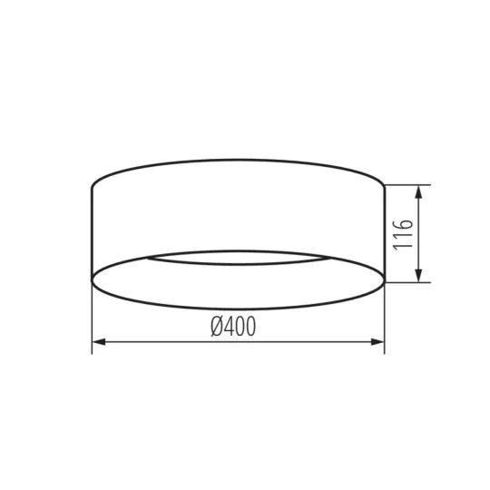 Kanlux RIFA LED 17,5W WW N2 mennyezeti lámpa 3000K 36509