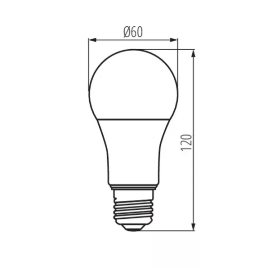 LED E27 11W Kanlux iQ-LED A60 WW 2700K 1521 lumen 36679