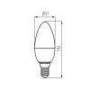 LED E14 3,4W Kanlux IQ-LED C35 WW 2700K 470 lumen 36682