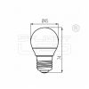 LED E27 Kanlux IQ-LED G45 3,4W-WW kis gömb 36691 JARDEK