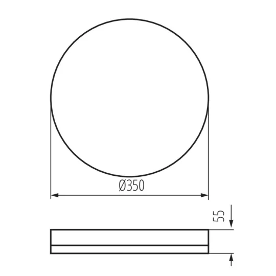 Kanlux IPER LED 35W-NW-O mennyezeti lámpa IP65 37293