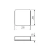 Kanlux IPER LED 10W-NW-L mennyezeti lámpa IP65 37294