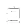 Kanlux SQMOTION-B MW mikrohullámú mozgásérzékelő