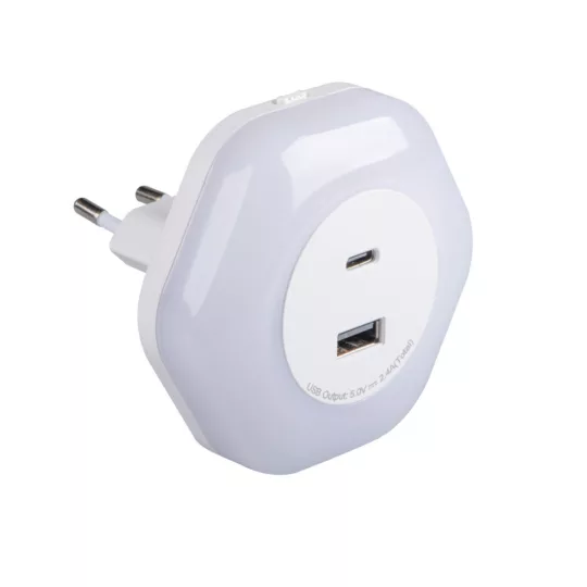 Kanlux BOLA LED 2xUSB WW W irányfény