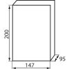 Kanlux DB106S 1X6P/SMD falon kívüli elosztódoboz
