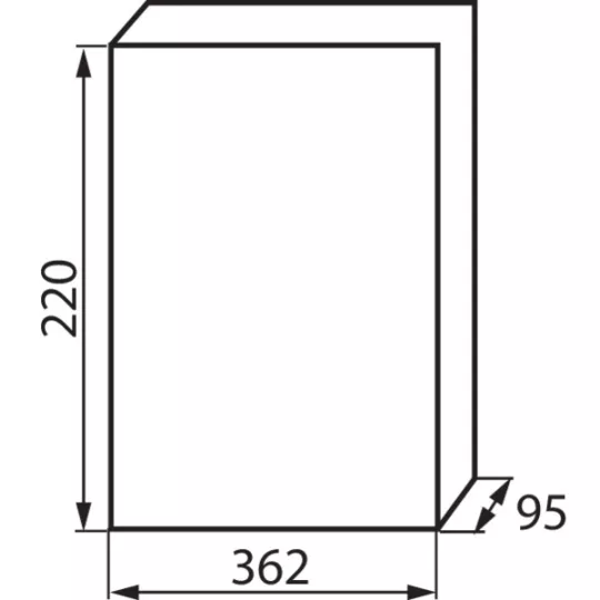 Kanlux DB118S 1X18P/SMD falon kívüli elosztódoboz
