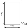 Kanlux DB212S 2X12P/SMD falon kívüli elosztódoboz