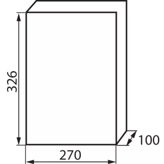 Kanlux DB212S 2X12P/SMD falon kívüli elosztódoboz