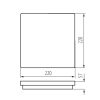 Kanlux BENO 12-18W CCT-L W mennyezeti lámpa IP65 38776