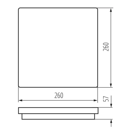 Kanlux BENO 12-18W CCT-L G W mennyezeti lámpa IP65 38787