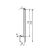 Kanlux YALTE S 08 10W NW-B oldalfali lámpa IP54 38892