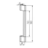 Kanlux YALTE D 09 8W WW-B oldalfali lámpa IP54 38895